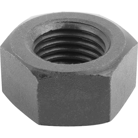 Kipp Hex Nut, M24, Steel, Class 10, Bright Zinc Plated, 19 mm Ht K1145.424